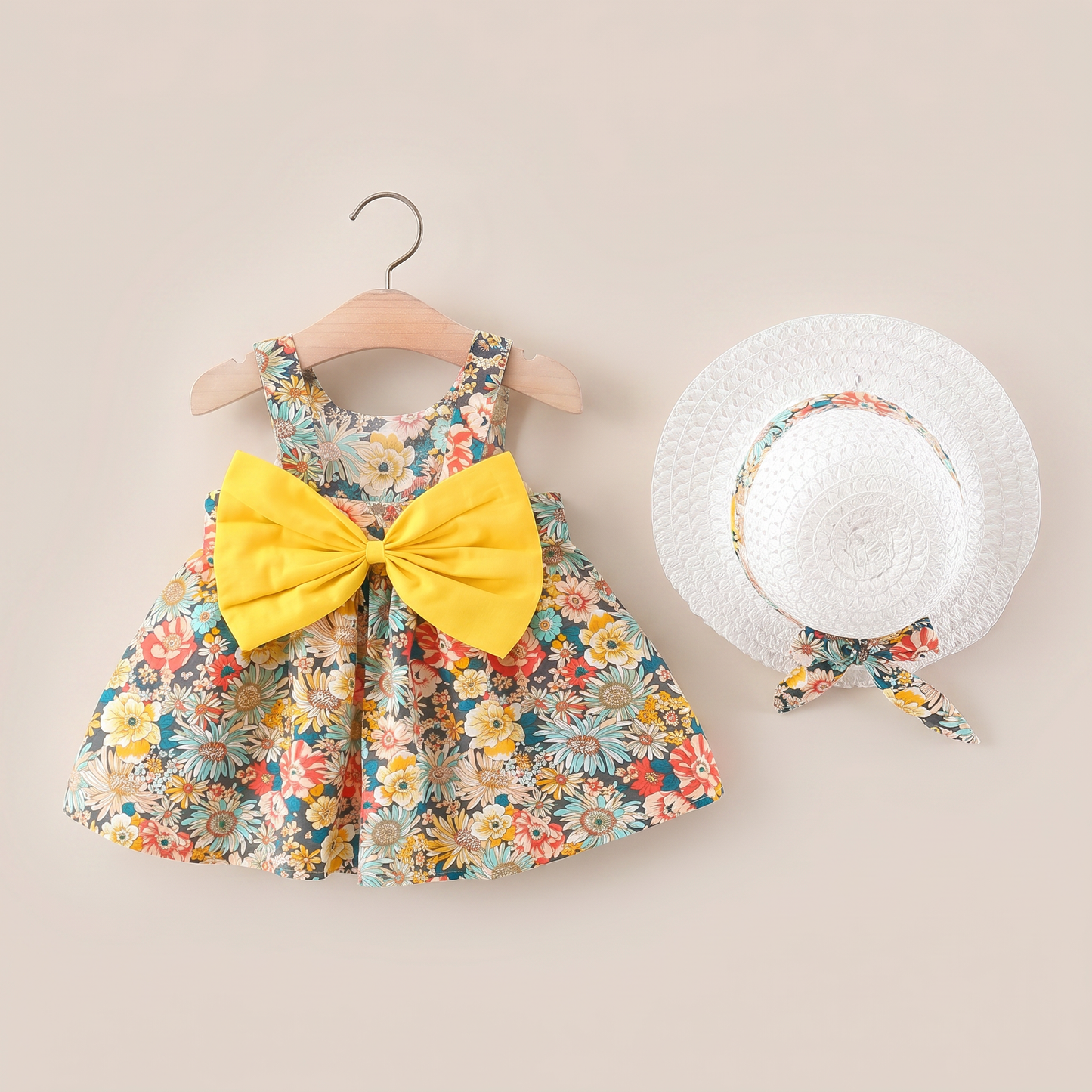 Meadow Bow Dress Set