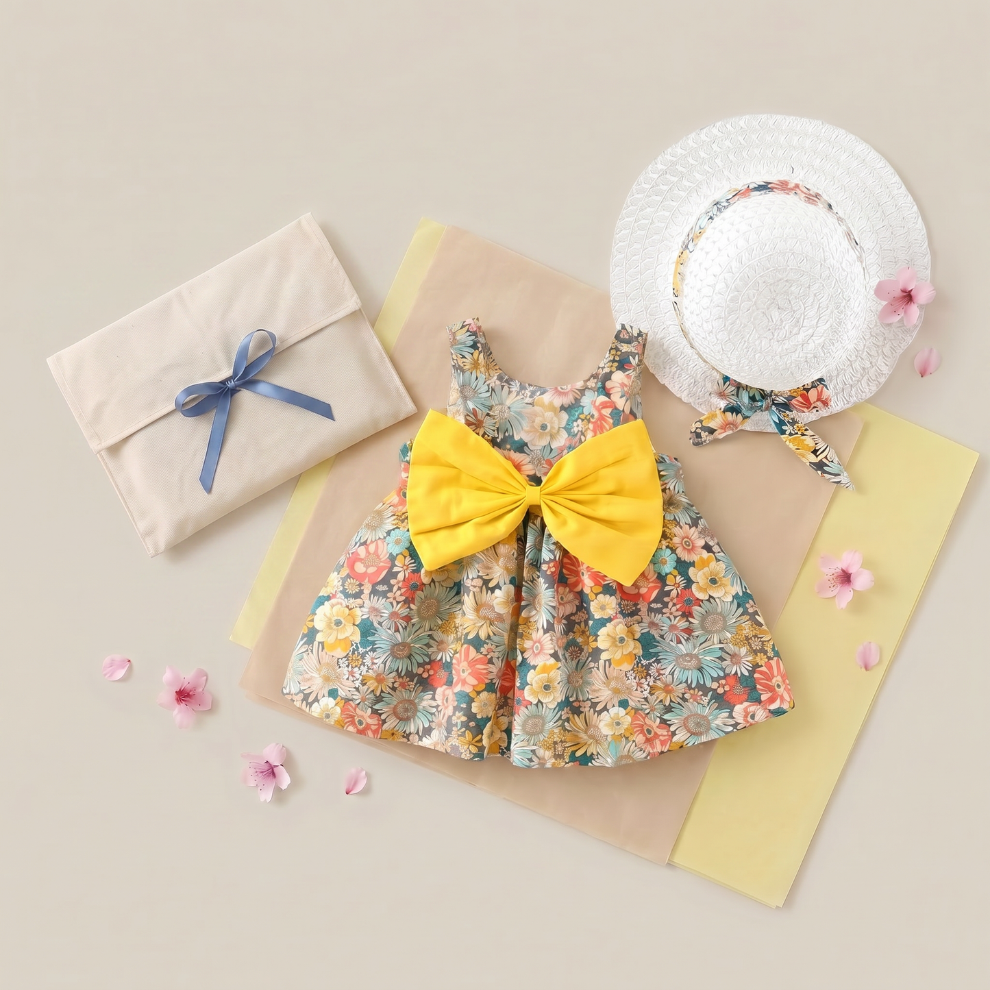 Meadow Bow Dress Set