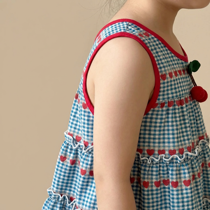 Cherry Picnic Dress Set
