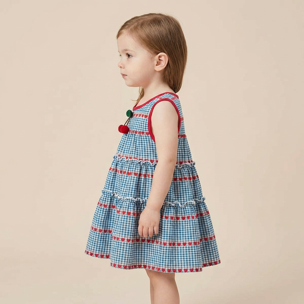 Cherry Picnic Dress Set