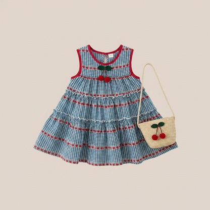 Cherry Picnic Dress Set
