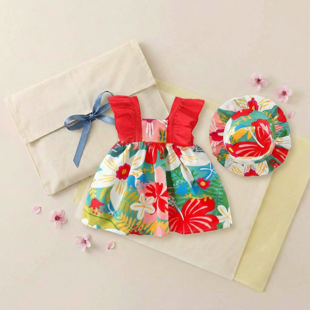 Tropical Bloom Dress Set