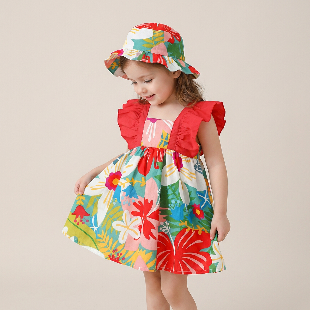 Tropical Bloom Dress Set