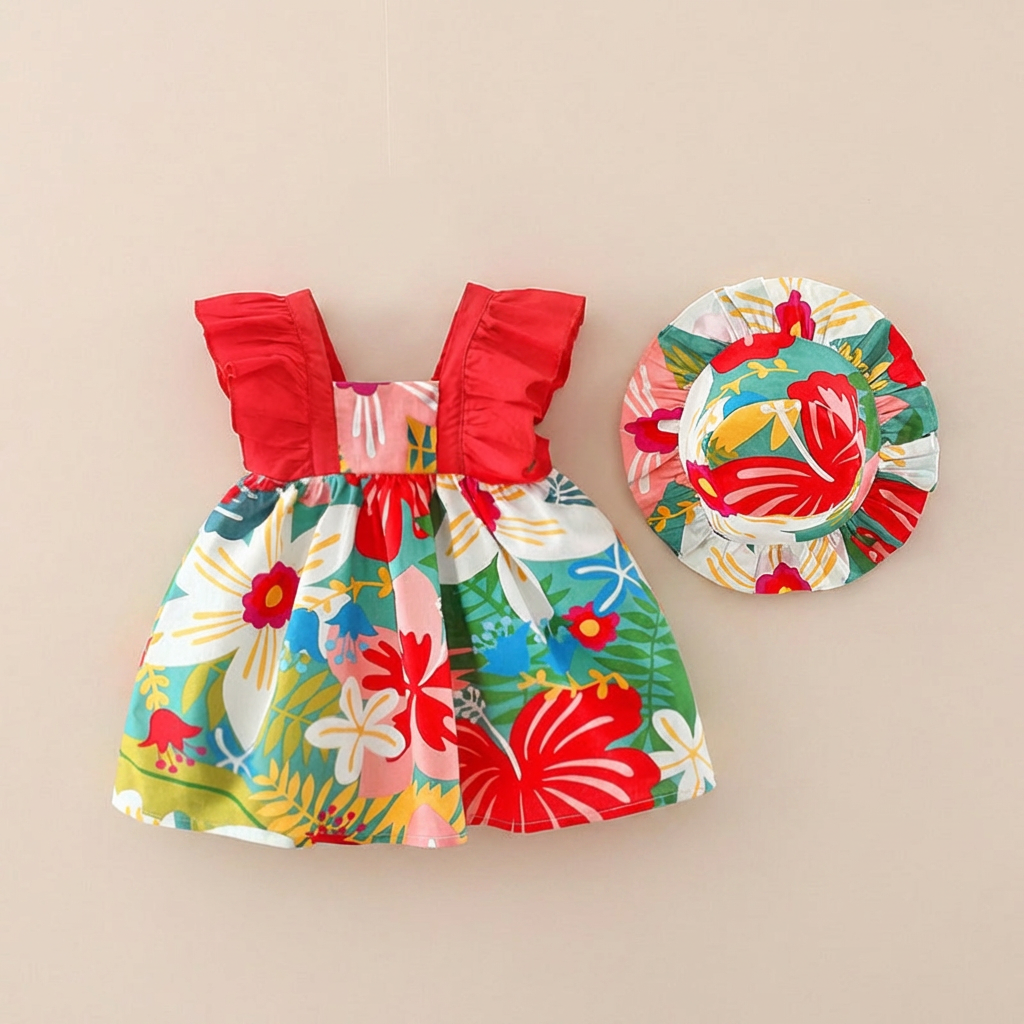 Tropical Bloom Dress Set