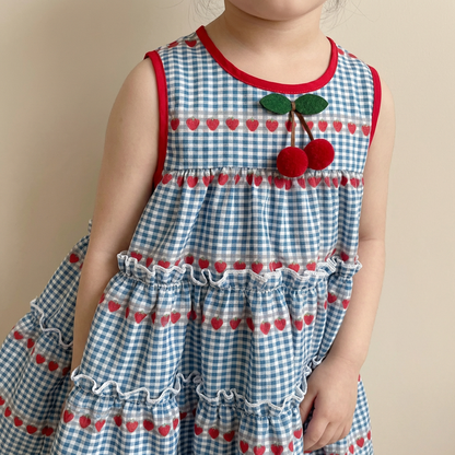 Cherry Picnic Dress Set