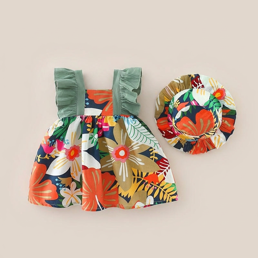 Tropical Bloom Dress Set