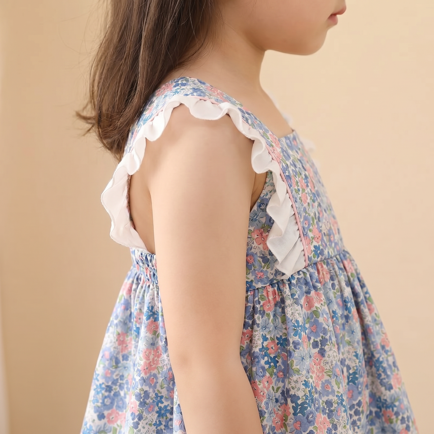 Vintage Bloom Bow Dress