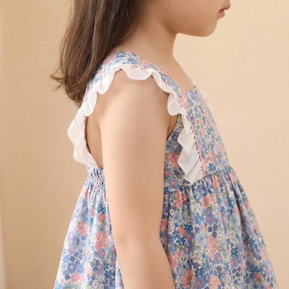 Vintage Bloom Bow Dress