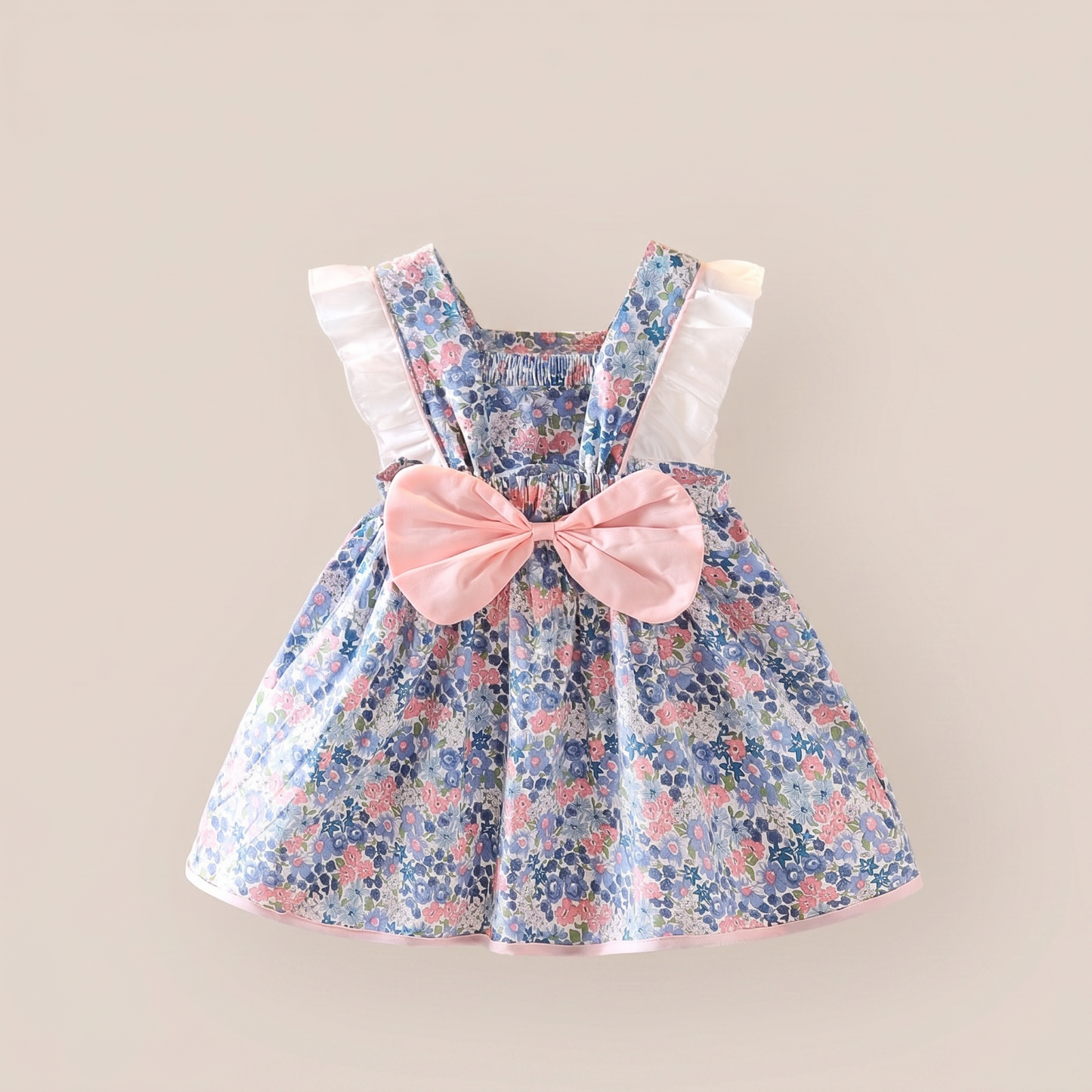 Vintage Bloom Bow Dress