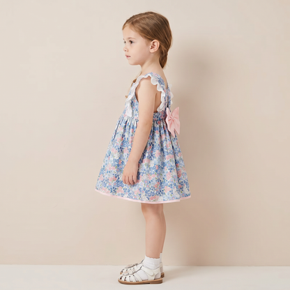 Vintage Bloom Bow Dress