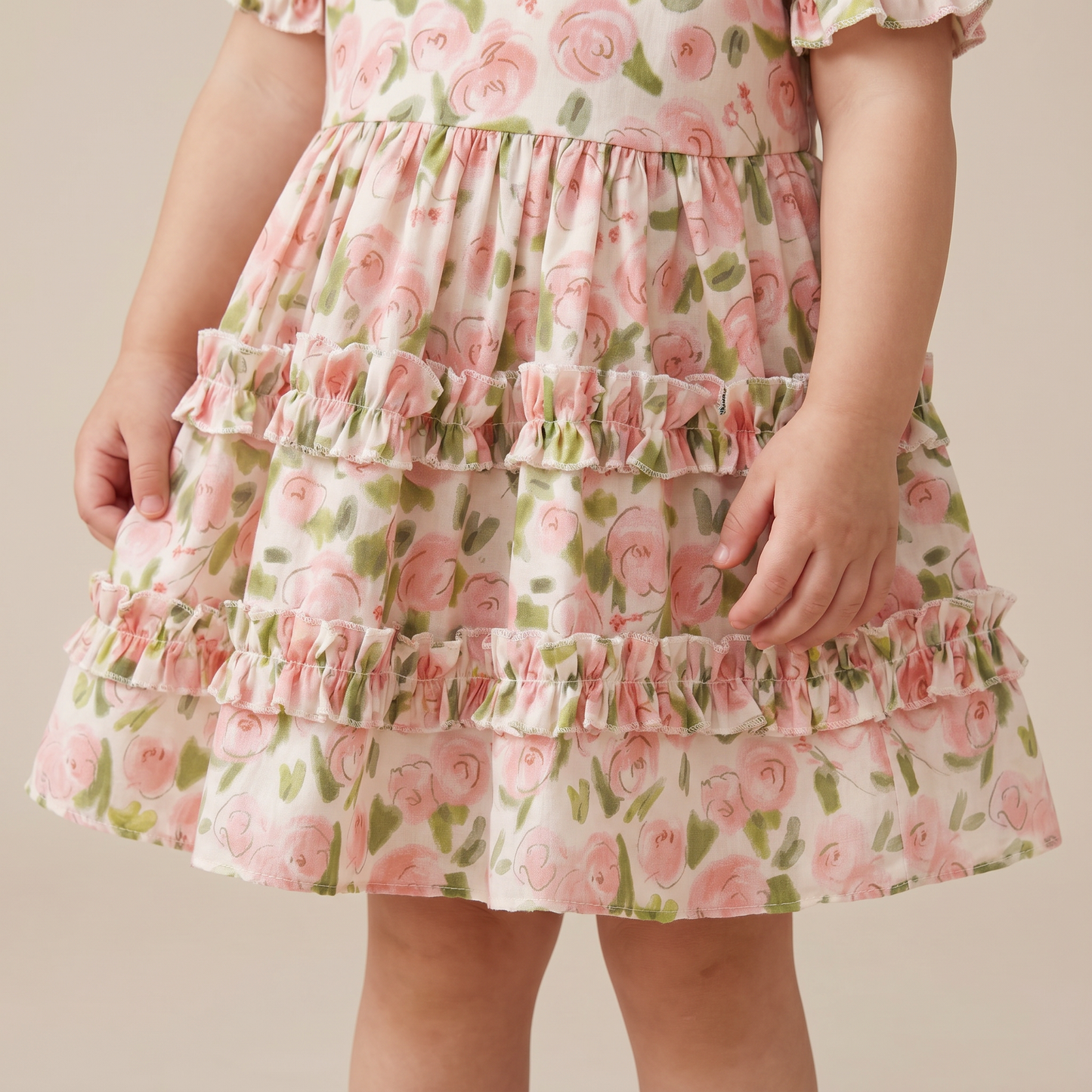 Rose Garden Ruffle Dress