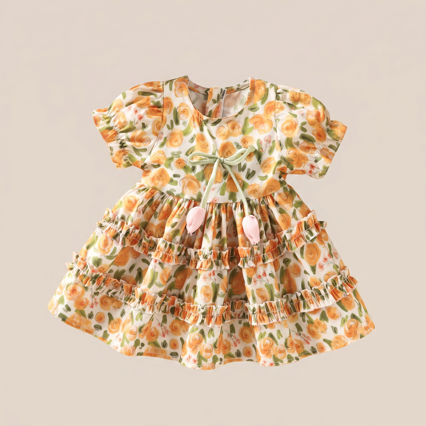 Rose Garden Ruffle Dress