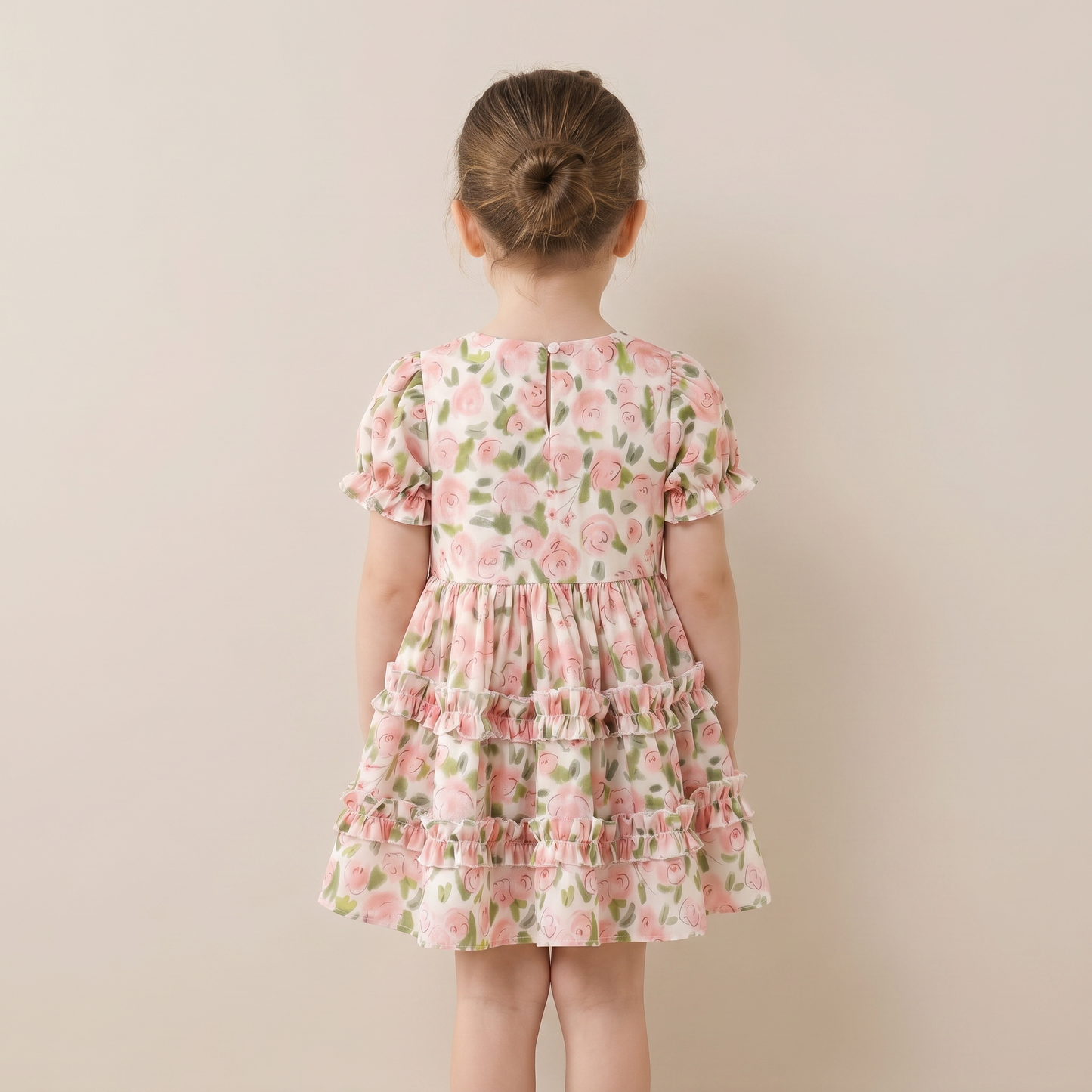 Rose Garden Ruffle Dress
