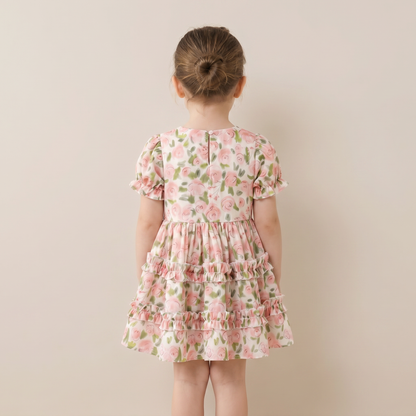 Rose Garden Ruffle Dress