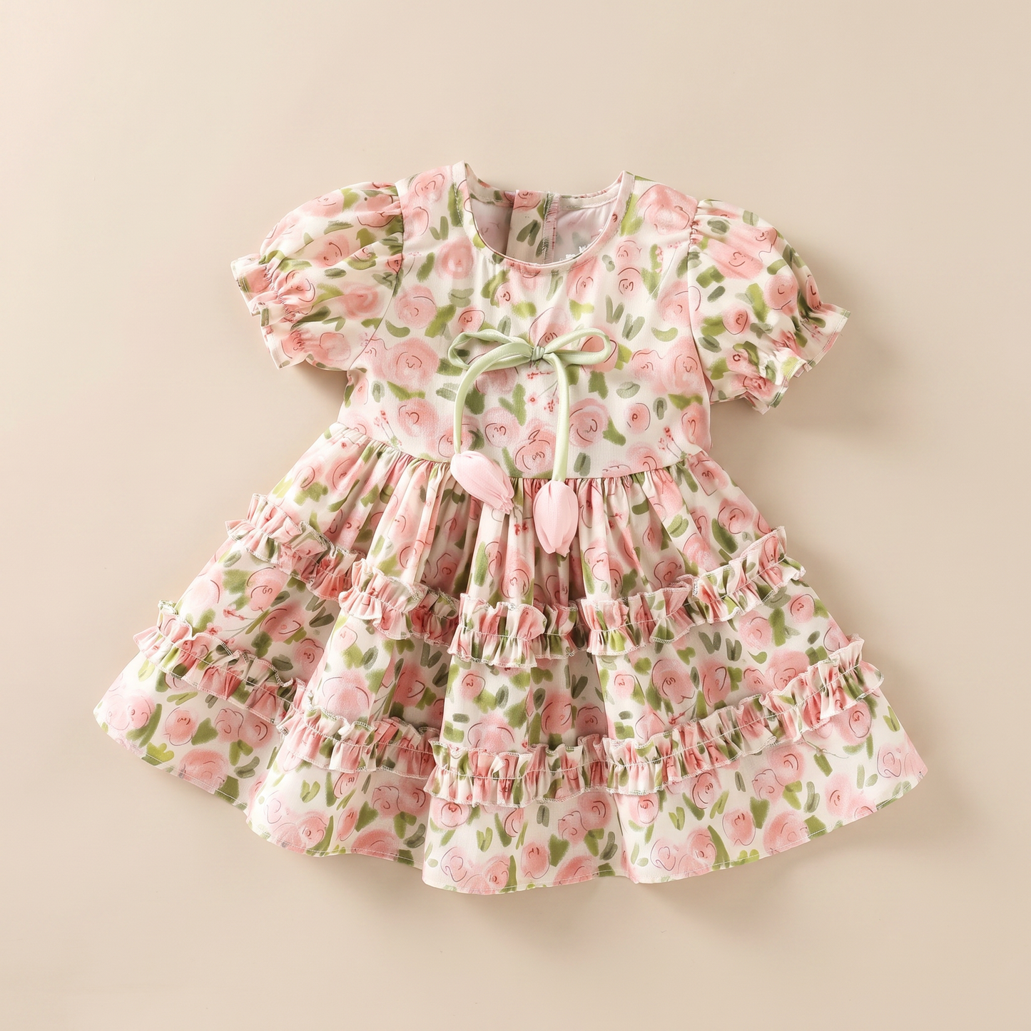 Rose Garden Ruffle Dress