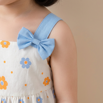 Soft Petal Dress Set