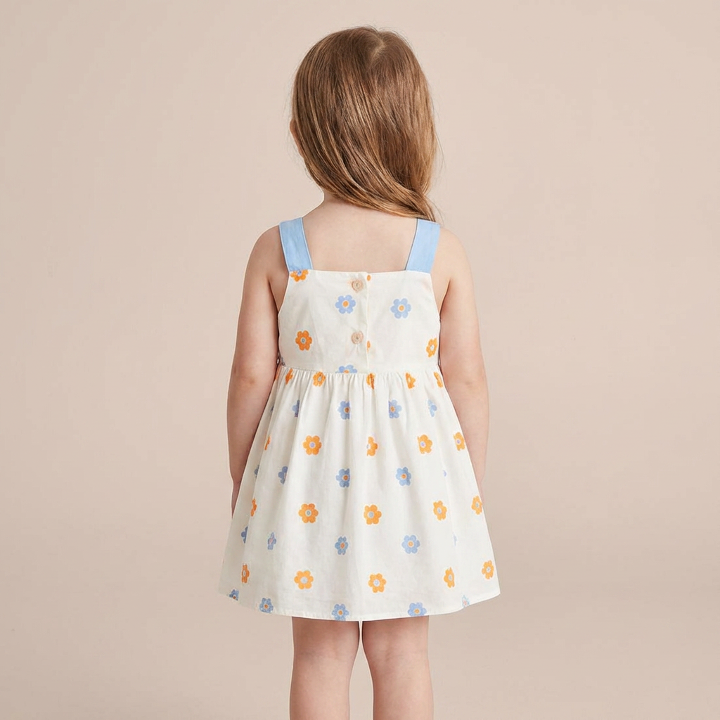 Soft Petal Dress Set