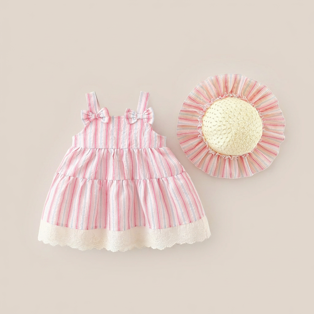 Seaside Stripe Dress Set