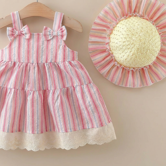 Seaside Stripe Dress Set