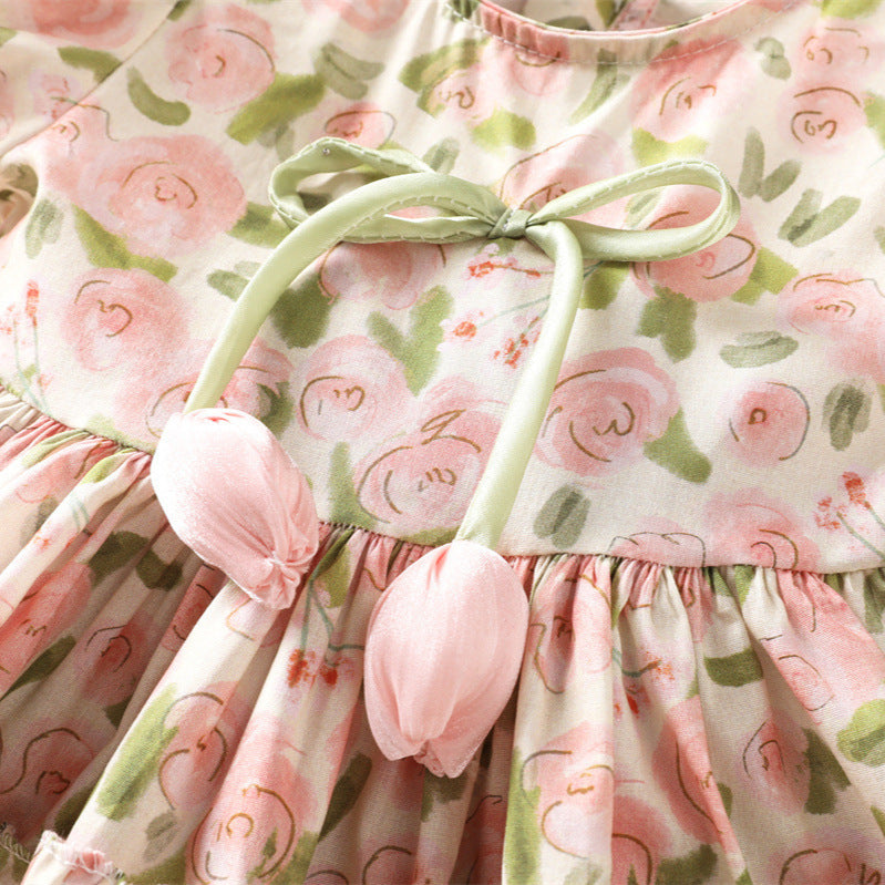Rose Garden Ruffle Dress