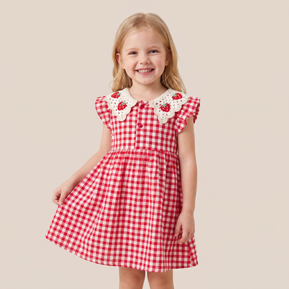 Strawberry Picnic Dress