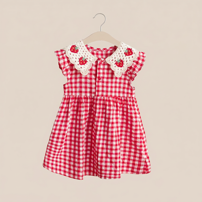 Strawberry Picnic Dress