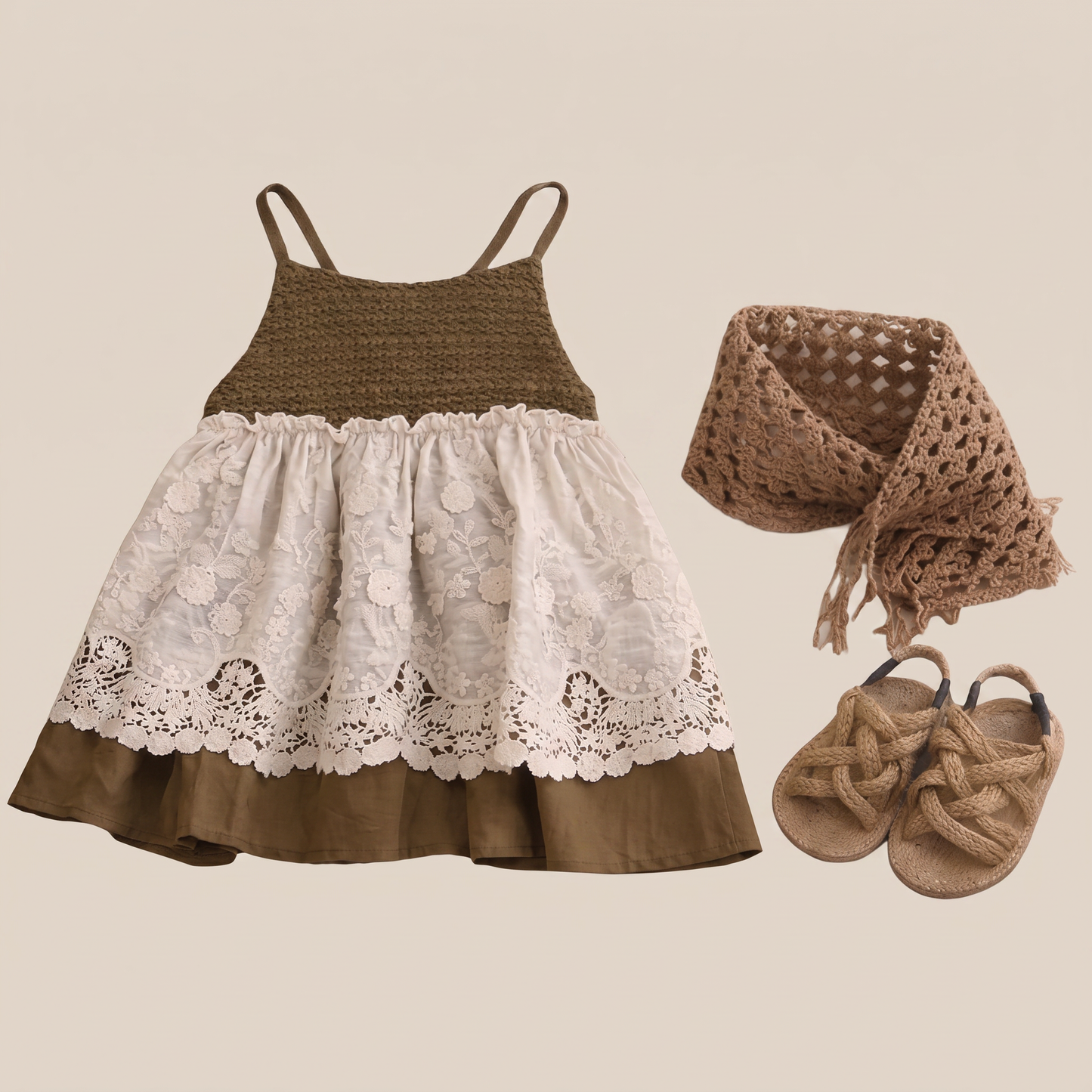 Boho Lace Outfit Set