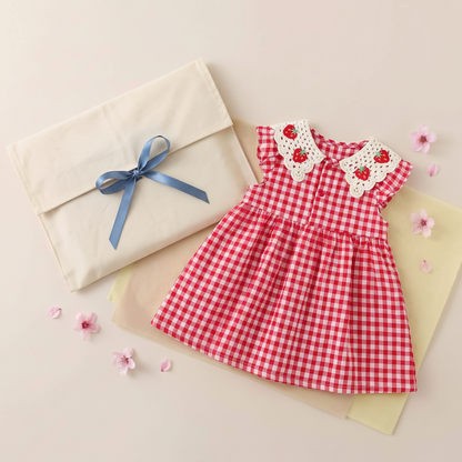 Strawberry Picnic Dress