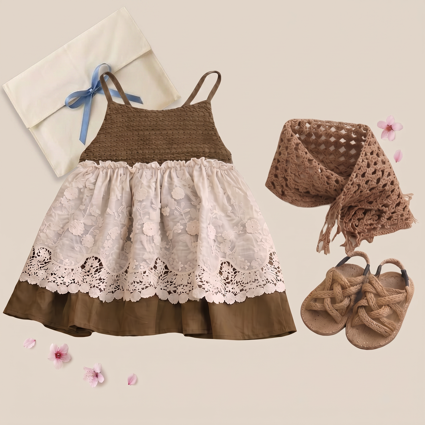 Boho Lace Outfit Set